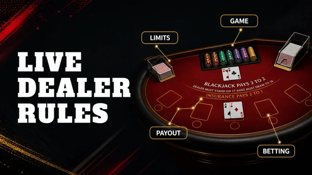 Live Dealer Casino Rules: How Tables Work for Beginners featured image for Filipino players