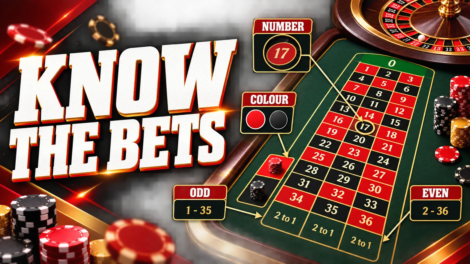 Roulette Odds for Beginners: Numbers, Colours, and Risk checklist illustration